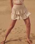 The Maive Ruffle Mini Skirt