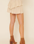 The Maive Ruffle Mini Skirt