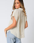 The Ava Gauze Button Front Shirt
