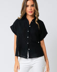 The Ava Gauze Button Front Shirt