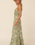 The Helena Pleated Maxi Dress