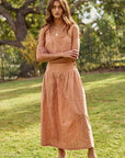 The Poppy Sleeveless Top and Maxi Skirt Set - Sold Seperately