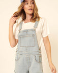 The Luisa Denim Short Overalls