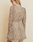 The Nancy Boat Neck Mini Dress