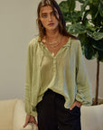 The Vivi Balloon Sleeve Top