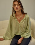 The Vivi Balloon Sleeve Top