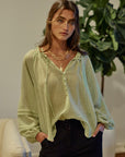 The Vivi Balloon Sleeve Top
