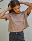 The Caden Cropped Tee