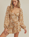 The Carolyn Floral Top + Short Set - Pieces Sold Seperately