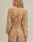The Carolyn Floral Top + Short Set - Pieces Sold Seperately