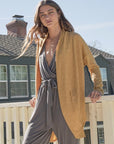 The Clara Ribbed Cocoon Cardigan