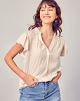 The Sofia Butterfly Sleeve Blouse