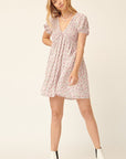 The Lana Floral Puff Sleeve Mini Dress