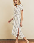 The Paloma Striped Shirt Dress