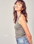 The Leena Ribbed Tank Top