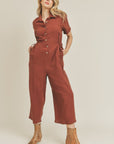 The Malinda Button Front Jumpsuit