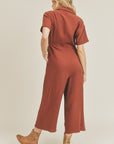 The Malinda Button Front Jumpsuit