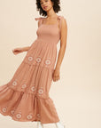 The Georgina Embroidered Maxi Dress