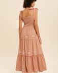 The Georgina Embroidered Maxi Dress