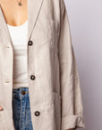 The Evelyn Linen Blazer