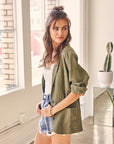 The Evelyn Linen Blazer