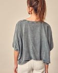 The Nyra Vintage Washed Top