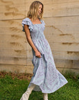 The Flora Printed Maxi Dress