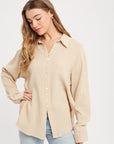 The Phoebe Gauze Collared Shirt