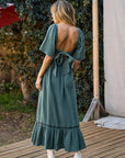 The Montana Smocked Maxi Dress