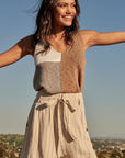 The Fraisha Colorblock Sweater Tank