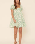 The Mae Puff Sleeve Mini Dress