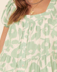 The Mae Puff Sleeve Mini Dress