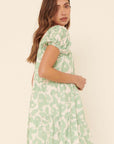 The Mae Puff Sleeve Mini Dress
