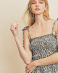 The Whispering Floral Tiered Maxi Dress