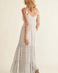 The Devyn Ruched Tiered Maxi Dress