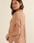 The Adalynn Collared Henley Top