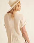 The Adalynn Collared Henley Top