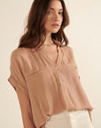 The Adalynn Collared Henley Top