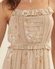The Helena Pleated Maxi Dress