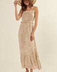 The Helena Pleated Maxi Dress