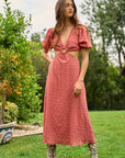 The Mia Cut Out Midi Dress