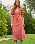 The Mia Cut Out Midi Dress