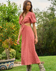 The Mia Cut Out Midi Dress