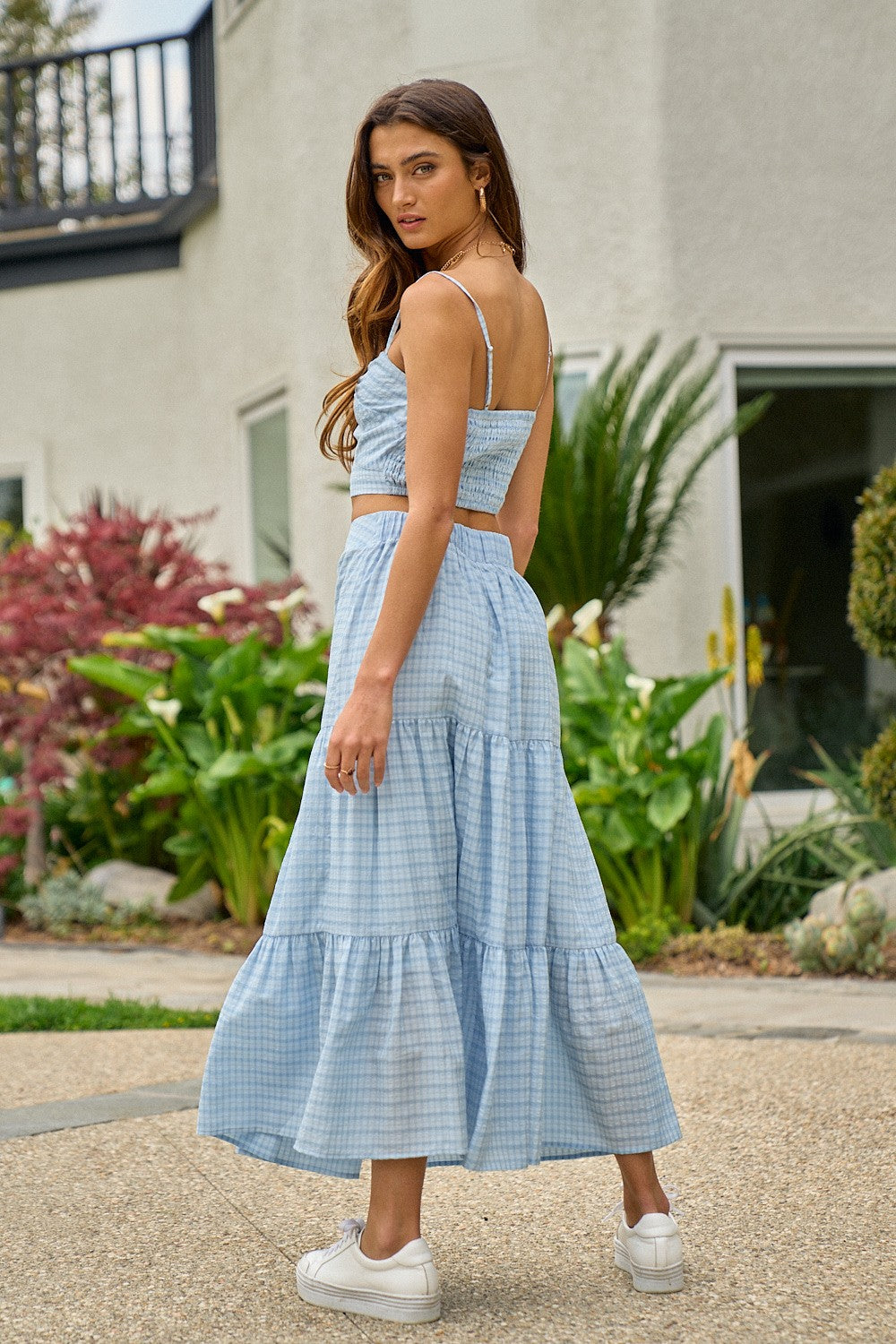 feeling the heat maxi dress greyscale floral Feeling The Heat Maxi Dress Greyscale Floral