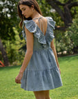 The Harper Denim Mini Dress