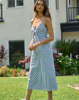 The Riley Striped Midi Dress