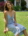 The Riley Striped Midi Dress