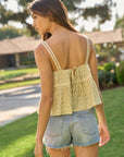 The Hadley Lace Trim Tank