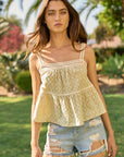 The Hadley Lace Trim Tank
