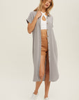 The Harrah Buttondown Shirt Dress
